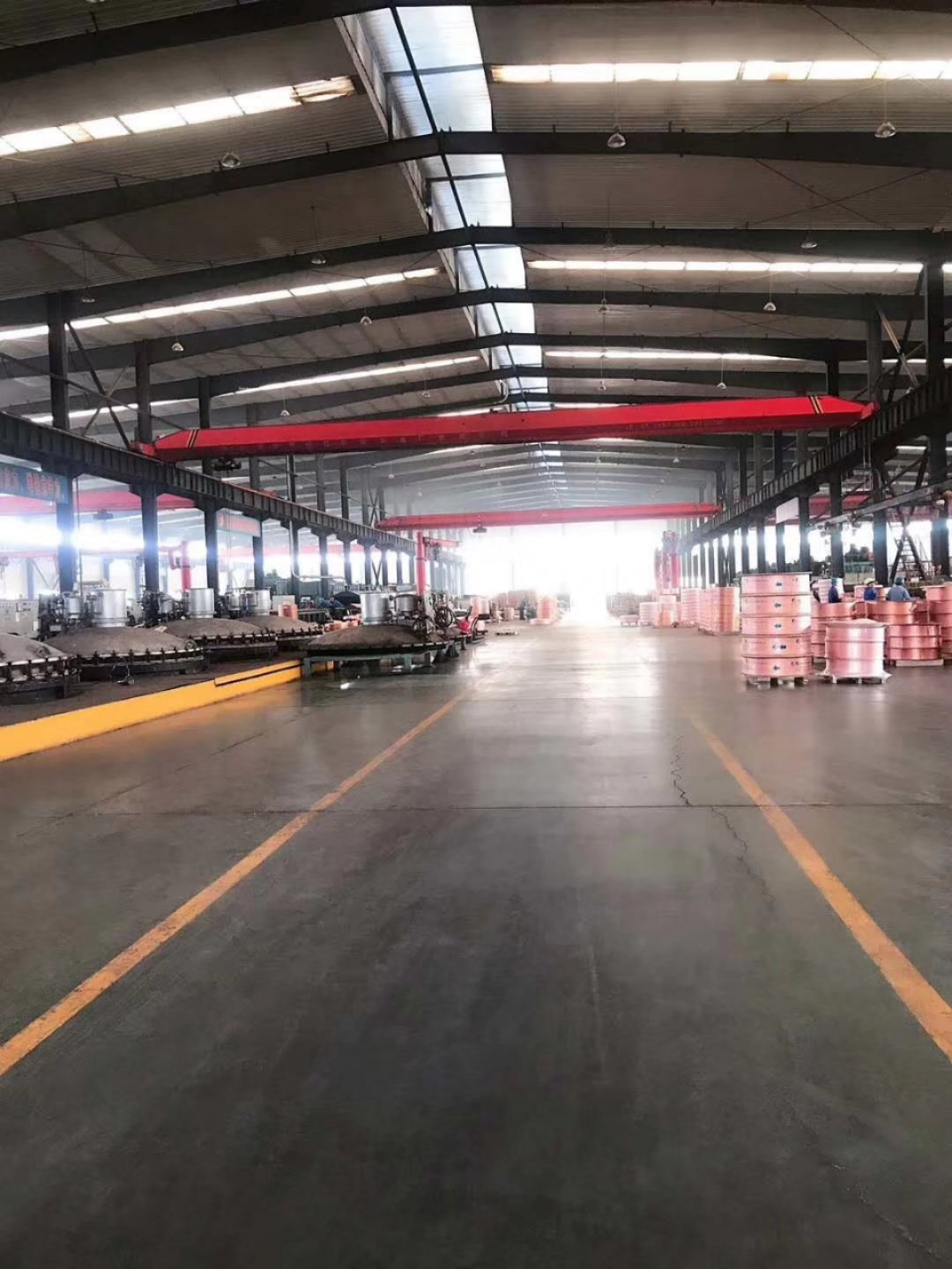 銅管生產(chǎn)現場(chǎng)-盤(pán)管退火、包裝區